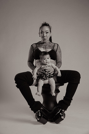 Leah Marie Studio - Jess and Ophelia BW-8